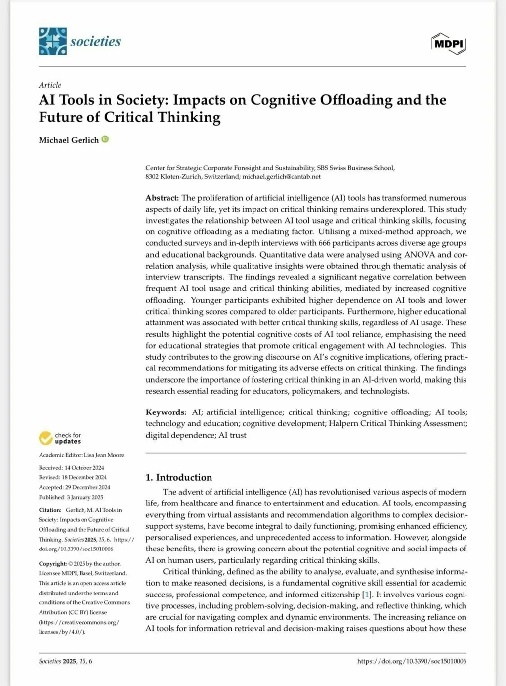 AI and Critical Thinking EduSky