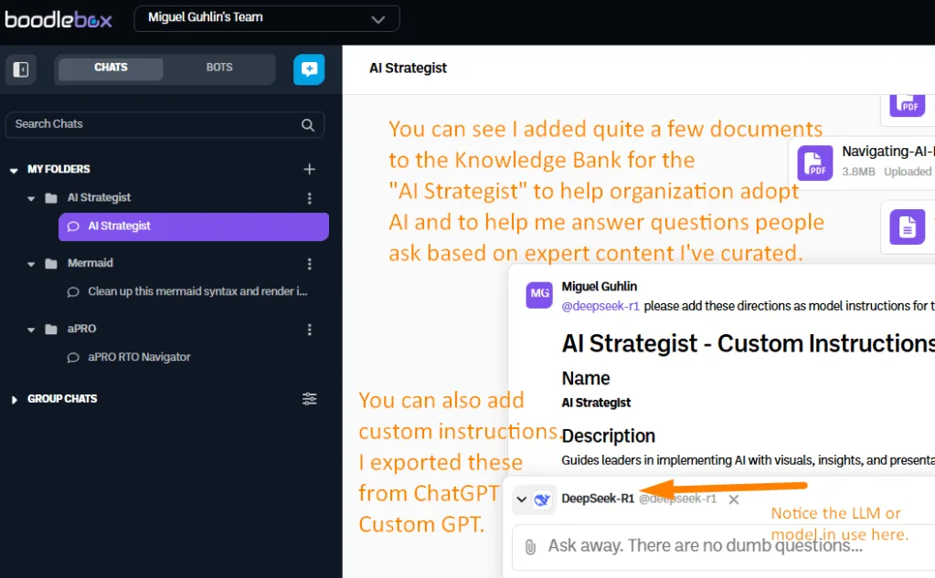 MyNotes: Exploring BoodleBox AI metaAI QuadrantOutline