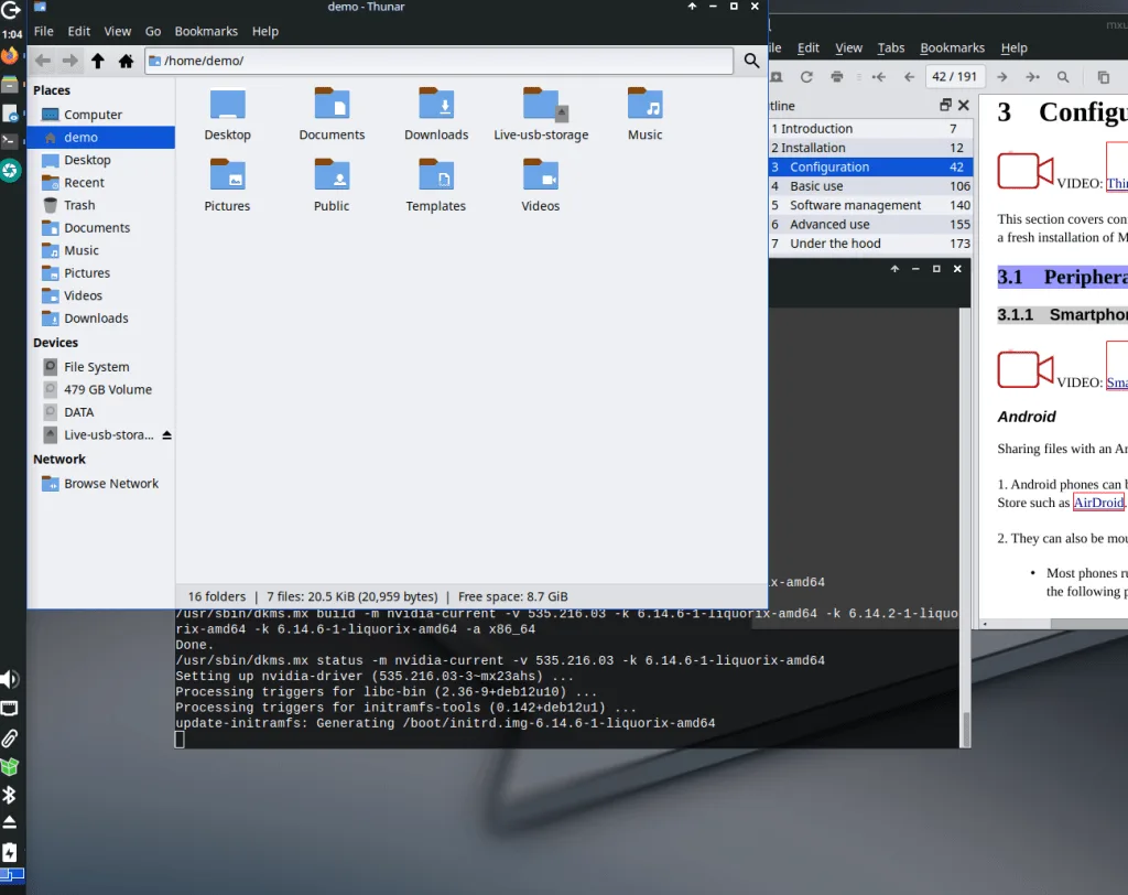 Exploring MX Linux