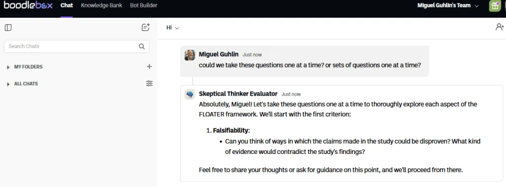 Activate Learning Mode AI Prompt
