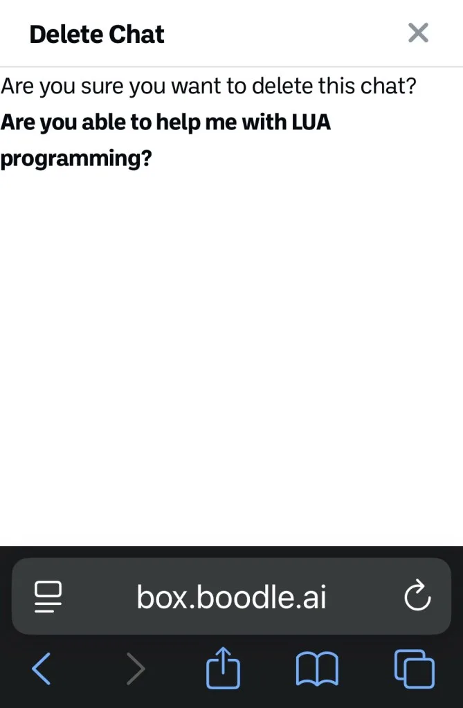 BoodleBox AI On Mobile