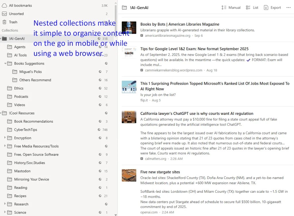 Curating AI and Everything Else with Raindrop