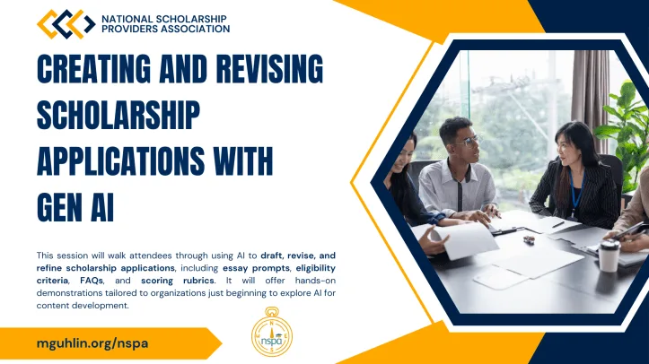 NSPA: Creating and Revising Scholarship Applications with AI (Beginner Focus)