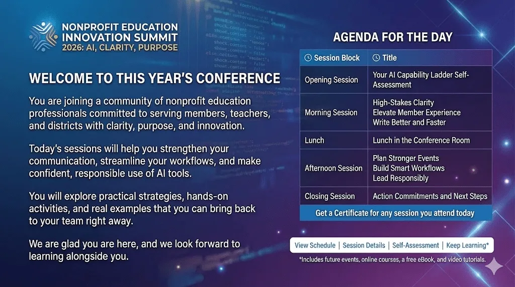 AI Summit for NonProfit EDUs