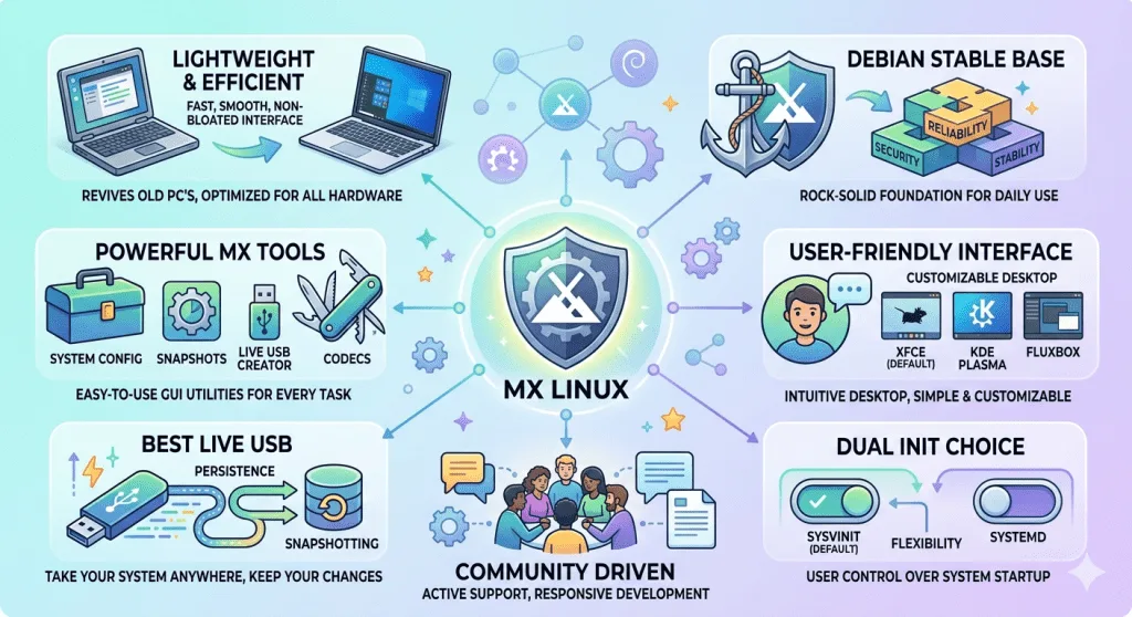 MX Linux Rocks