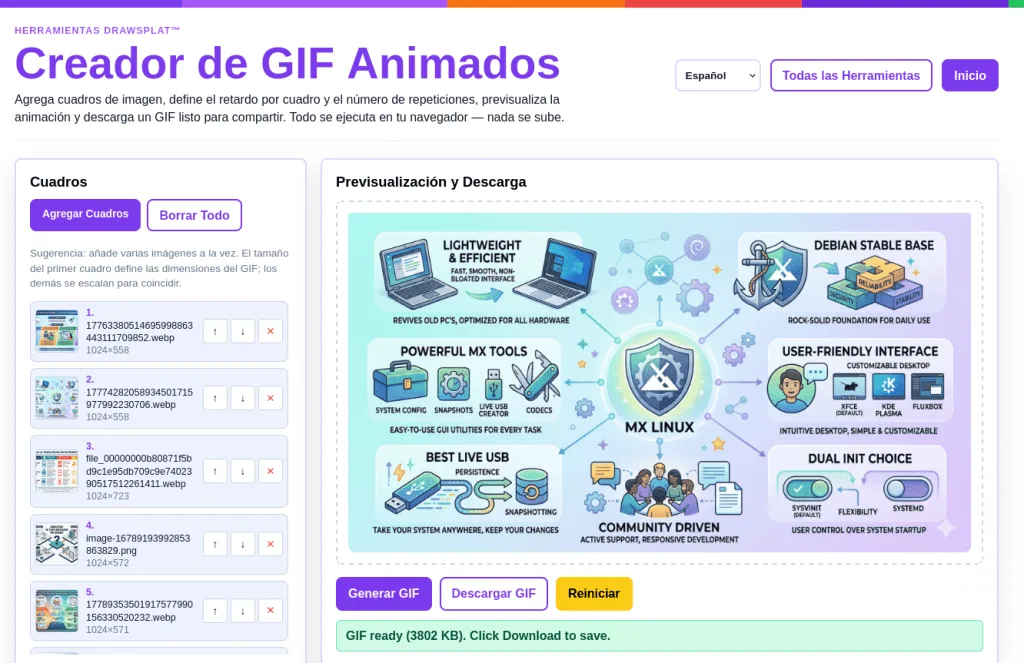 DrawSplat Feature: Animated GIF Maker EduSky free GIF webm mp4