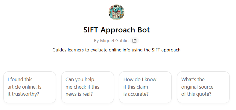 Overview of seven custom AI bots