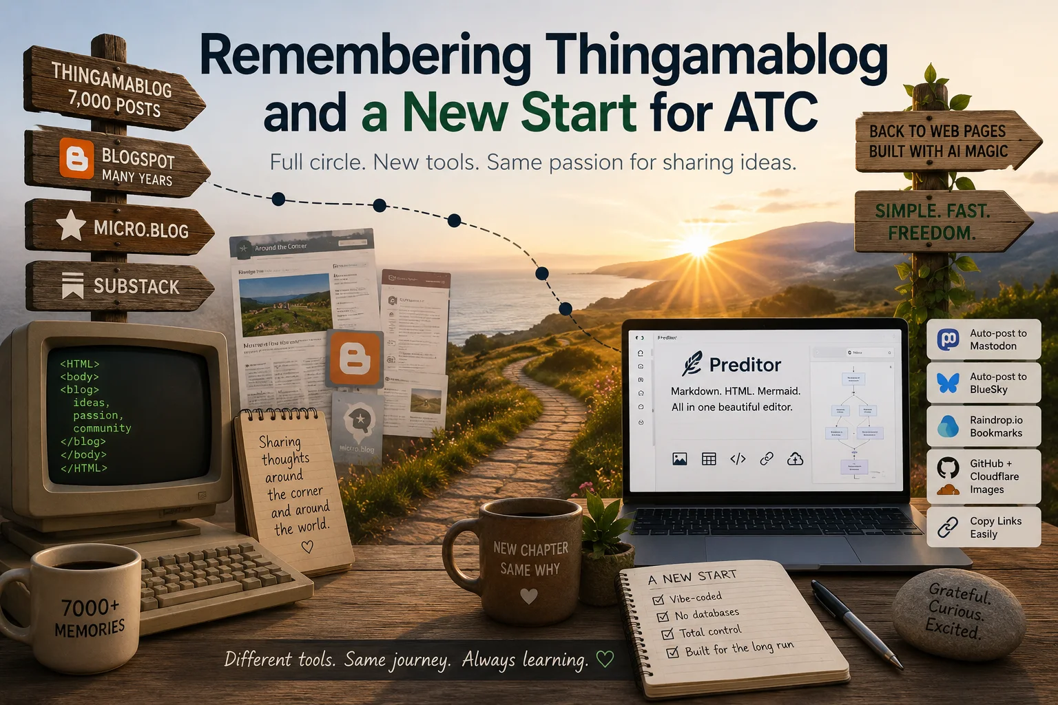 Remembering Thingamablog and a New Start for ATC
