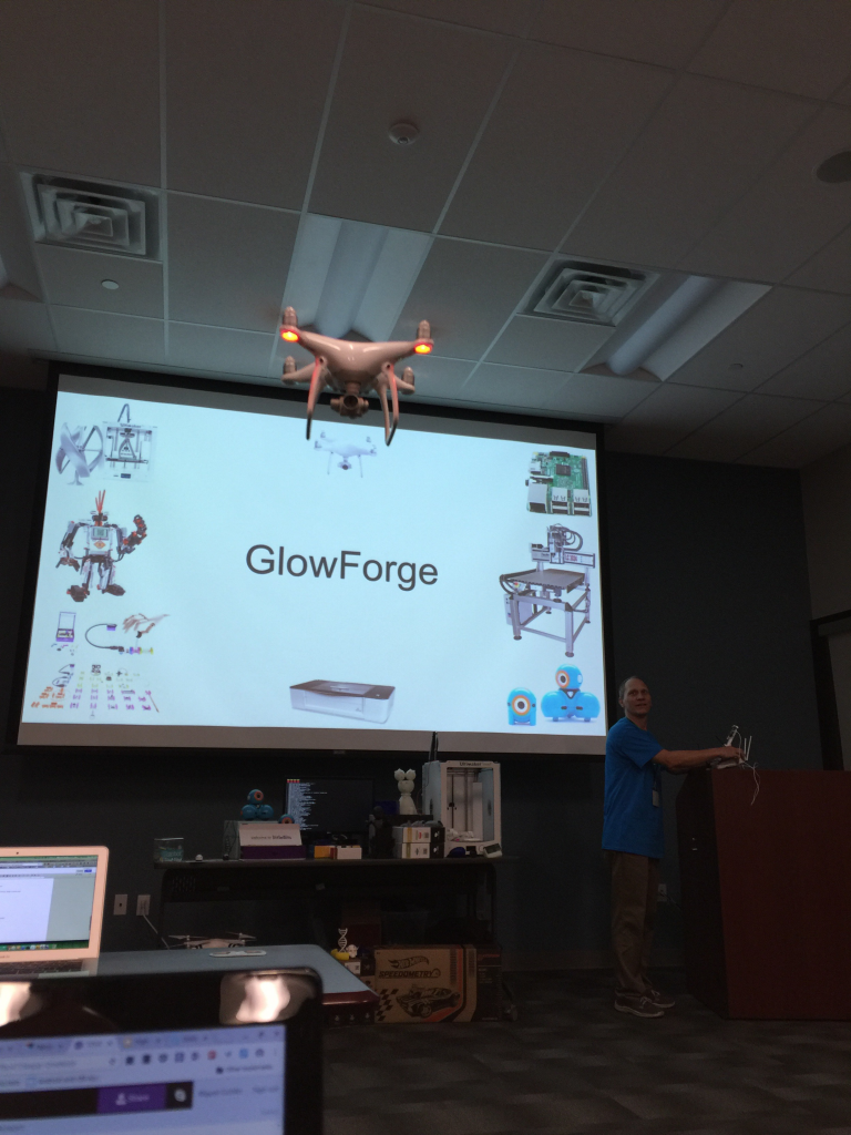 drones in air