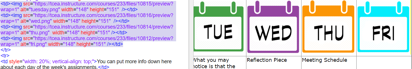 button menus