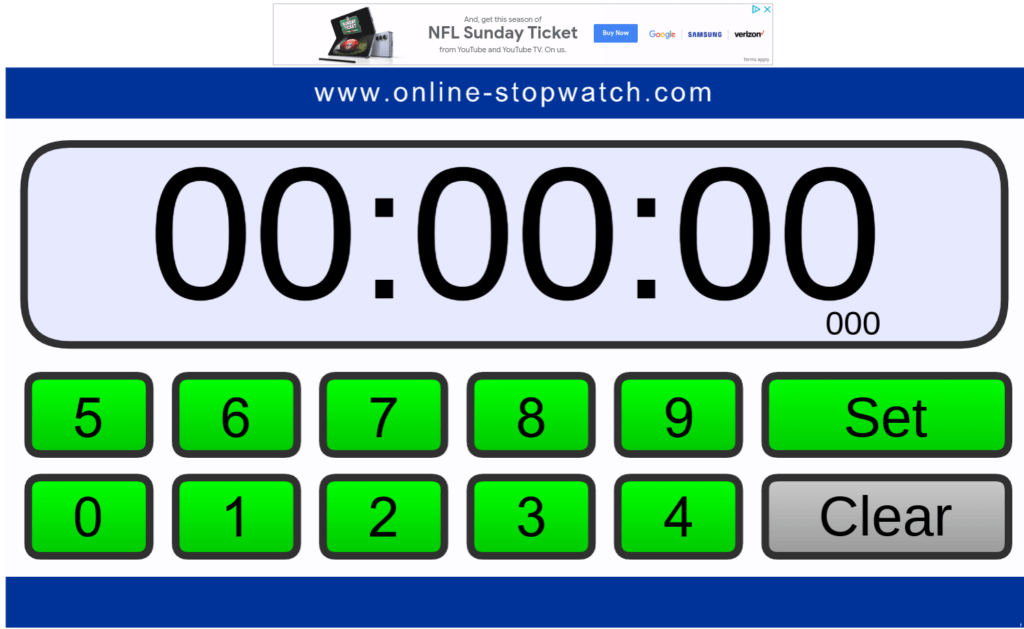 countdown timers