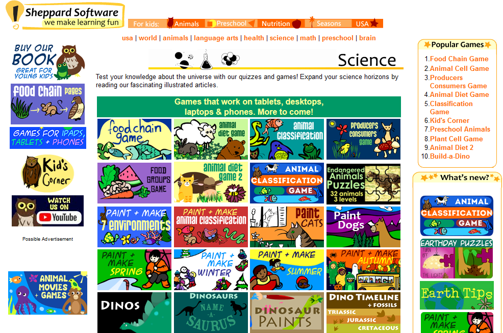 Image showing Sheppard Software Science Games