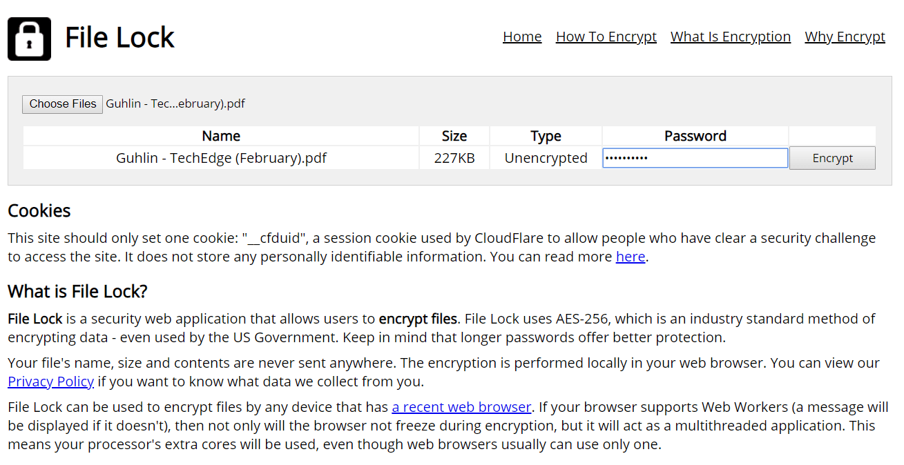 g suite encrypt