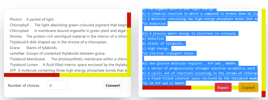 GetMarked MCQ Converter