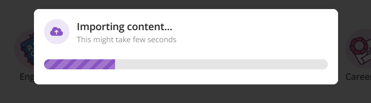 Image of Quizziz importing files